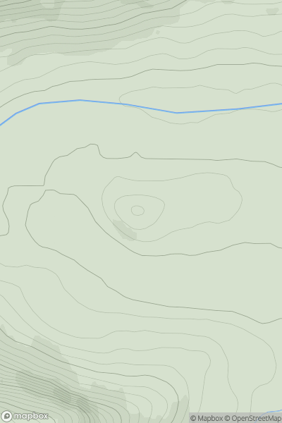 Thumbnail image for Tom Mor [Braemar to Montrose] showing contour plot for surrounding peak